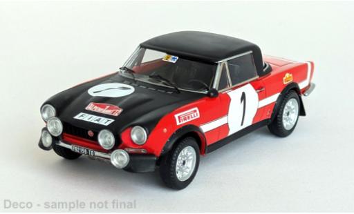 Modellautos Fiat 124 1/43 Trofeu Spider Alpenfahrt 1972 #1 1:43 Fiat 124 1/43 Trofeu Spider Alpenfahrt 1972 #1 1:43 modellautos