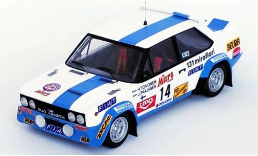 Modellautos Fiat 131 1/43 Trofeu Abarth No.14 Rallye WM 1000 Lakes Rallye 1979 H.Toivonen/J.Paajanen Fiat 131 1/43 Trofeu Abarth No.14 Rallye WM 1000 Lakes Rallye 1979 H.Toivonen/J.Paajanen modellautos