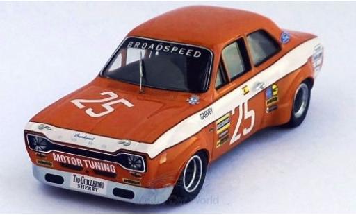 Modellautos Ford Escort 1/43 Trofeu MK I No.25 Broadspeed Vila Real 1973 R.Barrios Ford Escort 1/43 Trofeu MK I No.25 Broadspeed Vila Real 1973 R.Barrios modellautos