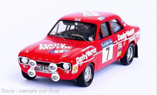 Ford Escort 1/43 Trofeu MK I No.7 Daily Mirror Scottish Rally 1972 1:43 modellautos