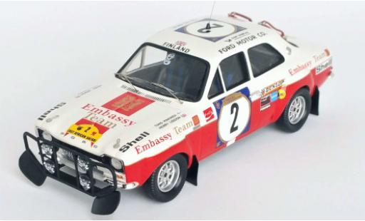 Modellautos Ford Escort 1/43 Trofeu MK I RS 1600 No.2 Embassy Safari Rallye 1972 T.Mäkinen/H.Liddon Ford Escort 1/43 Trofeu MK I RS 1600 No.2 Embassy Safari Rallye 1972 T.Mäkinen/H.Liddon modellautos
