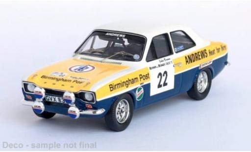 Ford Escort 1/43 Trofeu MK I RS 2000 RHD No.22 Circuit of Irland 1975 1:43 modellautos