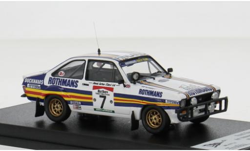Ford Escort 1/43 Trofeu MK II Rally Bandama 1981 #7 1:43 modellautos