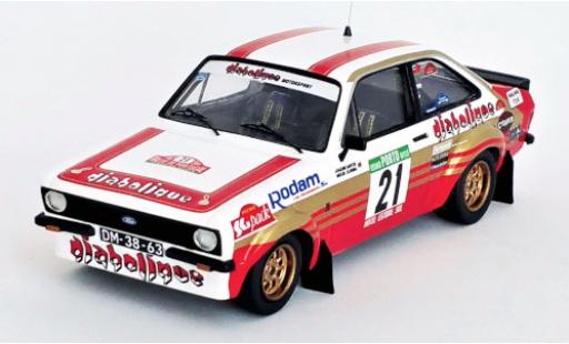 Modellautos Ford Escort 1/43 Trofeu Mk II RS 1800 No.21 Diabolique Motorsport Rallye WM Rallye Portugal 1982 J.Santos/M.Oliveira Ford Escort 1/43 Trofeu Mk II RS 1800 No.21 Diabolique Motorsport Rallye WM Rallye Portugal 1982 J.Santos/M.Oliveira modellautos