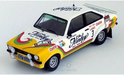 Modellautos Ford Escort 1/43 Trofeu MK II RS 1800 No.3 Castrol Kinley Kinley Rally Ypres 1978 G.Staepelaere/F.Franssen Ford Escort 1/43 Trofeu MK II RS 1800 No.3 Castrol Kinley Kinley Rally Ypres 1978 G.Staepelaere/F.Franssen modellautos