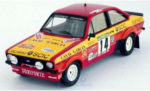 Modellautos Ford Escort 1/43 Trofeu MK II RS No.14 Rallye WM Rallye Portugal 1985 C.Bica/J.Sena Ford Escort 1/43 Trofeu MK II RS No.14 Rallye WM Rallye Portugal 1985 C.Bica/J.Sena modellautos