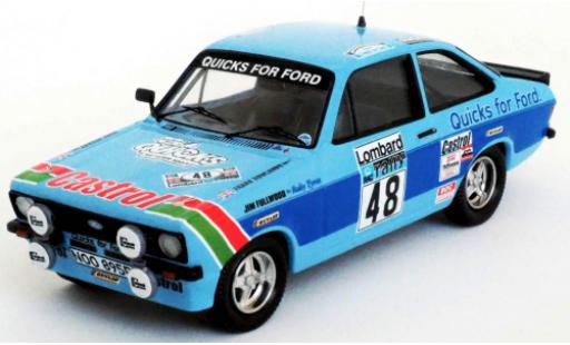 Modellautos Ford Escort 1/43 Trofeu MkII RS 2000 RHD No.48 Quicks Team Castrol Quicks for Rallye WM RAC Rally 1980 M.Stuart/F.Rowlands Ford Escort 1/43 Trofeu MkII RS 2000 RHD No.48 Quicks Team Castrol Quicks for Rallye WM RAC Rally 1980 M.Stuart/F.Rowlands modellautos
