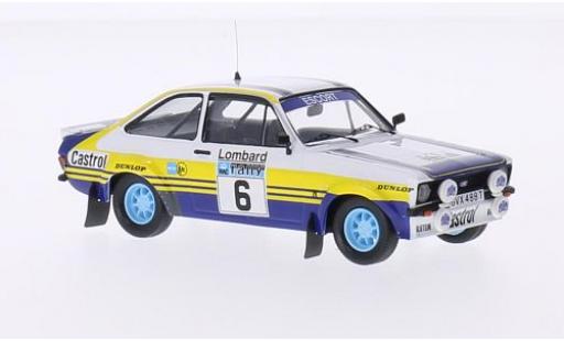 Modellautos Ford Escort 1/43 Trofeu MKII RS No.6 Rothmans Rallye WM RAC Rallye 1979 avec Decals A.Vatanen/D.Richards Ford Escort 1/43 Trofeu MKII RS No.6 Rothmans Rallye WM RAC Rallye 1979 avec Decals A.Vatanen/D.Richards modellautos