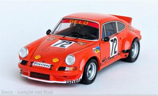 Porsche 930 RSR 1/43 Trofeu 911 Carrera orange 24h Le Mans 1974 #72 1:43 modellautos