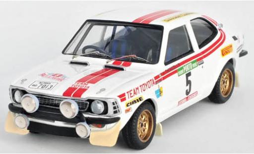 Modellautos Toyota Corolla 1/43 Trofeu Levin RHD No.5 Team Rallye WM Rallye Portugal 1975 B.Waldegard/H.Thorszelius Toyota Corolla 1/43 Trofeu Levin RHD No.5 Team Rallye WM Rallye Portugal 1975 B.Waldegard/H.Thorszelius modellautos