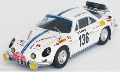 Modellautos Alpine A110 1/43 Trofeu Renault No.136 Rallye Monte Carlo 1970 Alpine A110 1/43 Trofeu Renault No.136 Rallye Monte Carlo 1970 modellautos