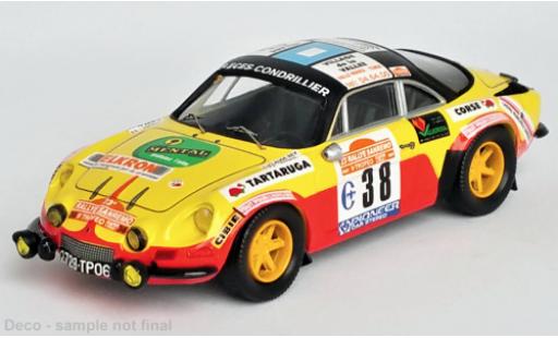 Modellautos Alpine A110 1/43 Trofeu Renault No.38 Rallye WM Rallye San Remo 1981 Alpine A110 1/43 Trofeu Renault No.38 Rallye WM Rallye San Remo 1981 modellautos