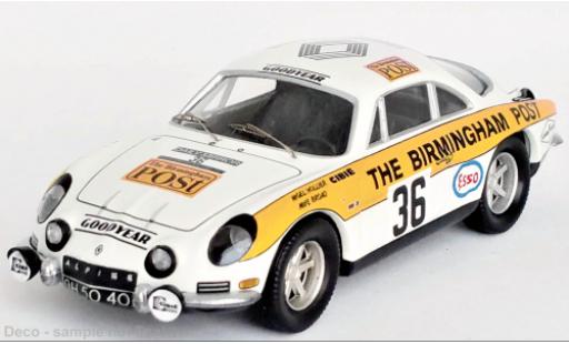 Modellautos Alpine A110 1/43 Trofeu Renault RHD No.36 RAC Rallye 1971 Alpine A110 1/43 Trofeu Renault RHD No.36 RAC Rallye 1971 modellautos