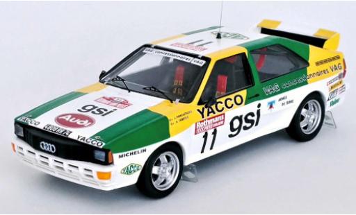 Modellautos Audi Quattro 1/43 Trofeu No.11 Rallye - 1000 Pistes 1983 Audi Quattro 1/43 Trofeu No.11 Rallye - 1000 Pistes 1983 modellautos