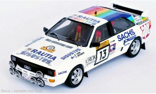 Modellautos Audi Quattro 1/43 Trofeu No.13 Rallye WM 1000 Lakes Rallye 1984 Audi Quattro 1/43 Trofeu No.13 Rallye WM 1000 Lakes Rallye 1984 modellautos