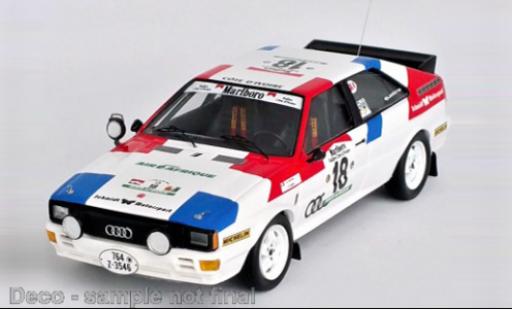 Modellautos Audi Quattro 1/43 Trofeu No.18 Rallye WM Rallye Bandama 1981 Audi Quattro 1/43 Trofeu No.18 Rallye WM Rallye Bandama 1981 modellautos