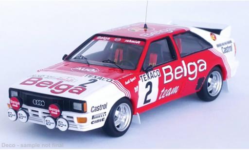 Modellautos Audi Quattro 1/43 Trofeu No.2 Belga Rallye Boucles de Spa 1983 Audi Quattro 1/43 Trofeu No.2 Belga Rallye Boucles de Spa 1983 modellautos