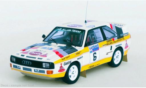 Modellautos Audi Sport Quattro 1/43 Trofeu Sport quattro No.6 HB Team HB Rallye WM RAC Rallye 1984 Audi Sport Quattro 1/43 Trofeu Sport quattro No.6 HB Team HB Rallye WM RAC Rallye 1984 modellautos