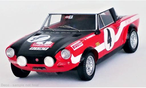 Modellautos Fiat 124 1/43 Trofeu Abarth Rallye No.4 Rallye Polen 1973 Fiat 124 1/43 Trofeu Abarth Rallye No.4 Rallye Polen 1973 modellautos