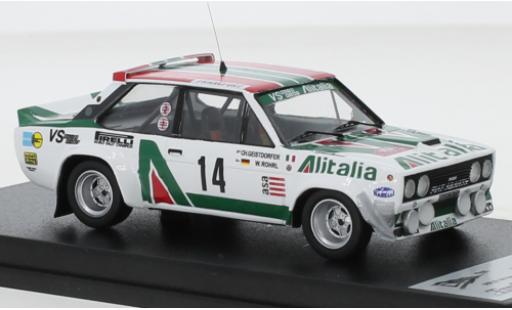 Modellautos Fiat 131 1/43 Trofeu Abarth No.14 Alitalia Alitalia Rallye WM Rallye Monte Carlo 1979 Fiat 131 1/43 Trofeu Abarth No.14 Alitalia Alitalia Rallye WM Rallye Monte Carlo 1979 modellautos