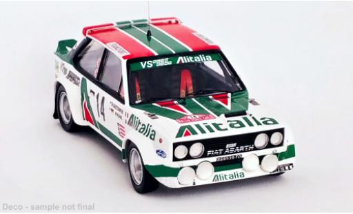 Modellautos Fiat 131 1/43 Trofeu Abarth No.14 Alitalia Rallye WM Rallye Monte Carlo 1979 Fiat 131 1/43 Trofeu Abarth No.14 Alitalia Rallye WM Rallye Monte Carlo 1979 modellautos