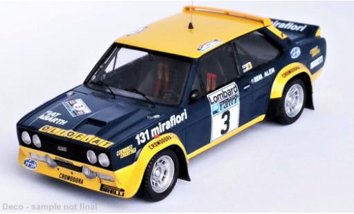 Modellautos Fiat 131 1/43 Trofeu Abarth No.3 Olio Rallye WM RAC Rallye 1976 Fiat 131 1/43 Trofeu Abarth No.3 Olio Rallye WM RAC Rallye 1976 modellautos