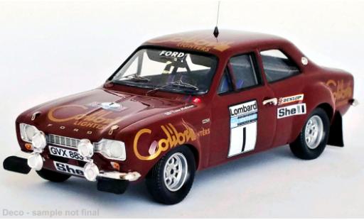 Modellautos Ford Escort 1/43 Trofeu MK I RS 1600 No.1 Colibri Lighters Rallye WM RAC Rallye 1974 Ford Escort 1/43 Trofeu MK I RS 1600 No.1 Colibri Lighters Rallye WM RAC Rallye 1974 modellautos