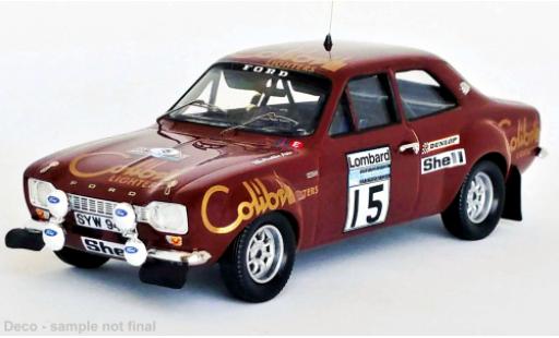 Modellautos Ford Escort 1/43 Trofeu MK I RS 1600 No.15 Colibri Lighters Rallye WM RAC Rallye 1974 Ford Escort 1/43 Trofeu MK I RS 1600 No.15 Colibri Lighters Rallye WM RAC Rallye 1974 modellautos