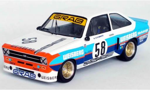 Modellautos Ford Escort 1/43 Trofeu Mk II RS 1800 No.58 Weisberg DRM Hockenheim 1976 Ford Escort 1/43 Trofeu Mk II RS 1800 No.58 Weisberg DRM Hockenheim 1976 modellautos