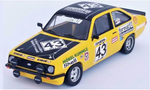 Modellautos Ford Escort 1/43 Trofeu MK II RS 2000 No.43 H.Kummle 1980 Ford Escort 1/43 Trofeu MK II RS 2000 No.43 H.Kummle 1980 modellautos