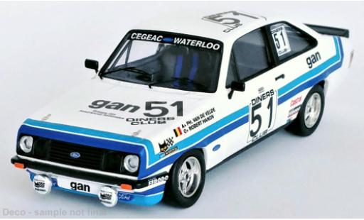 Ford Escort 1/43 Trofeu MK II RS 2000 No.51 24h Spa 1981 modellautos