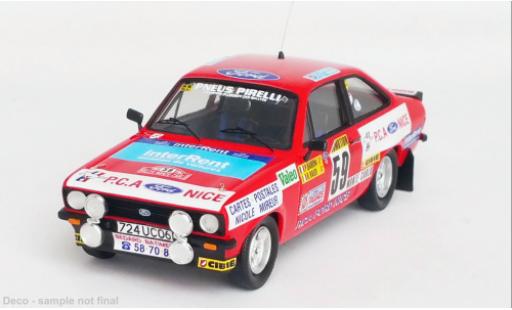 Ford Escort 1/43 Trofeu MK II RS 2000 No.59 Rallye WM Rallye Monte Carlo 1982 modellautos