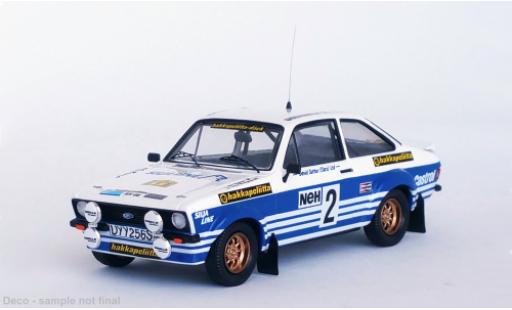 Ford Escort 1/43 Trofeu MK II RS No.2 Rallye WM Rallye Suède 1982 modellautos