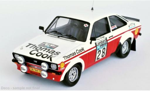 Modellautos Ford Escort 1/43 Trofeu MK II RS RHD No.28 Thomas Cook Rallye WM RAC Rallye 1980 Ford Escort 1/43 Trofeu MK II RS RHD No.28 Thomas Cook Rallye WM RAC Rallye 1980 modellautos