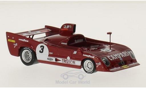 Alfa Romeo T33 1/18 TrueScale Miniatures TT 12 RHD No.3 Campari 6h Watkins Glen 1975 M.Andretti/A.Merzario modellautos