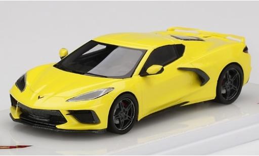 Chevrolet Corvette 1/43 TrueScale Miniatures (C8) Stingray mettalic gelb 2020 modellautos
