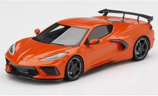 Chevrolet Corvette 1/43 TrueScale Miniatures C8 Stingray orange 2020 modellautos