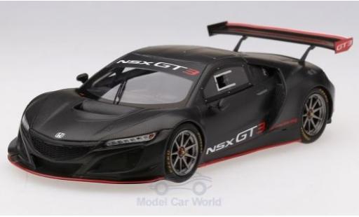 Honda NSX 1/43 TrueScale Miniatures GT3 matt-schwarz 2017 Präsentation modellautos