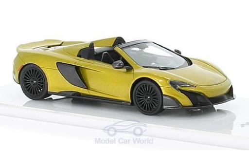 McLaren 675 1/43 TrueScale Miniatures LT Spider gold modellautos