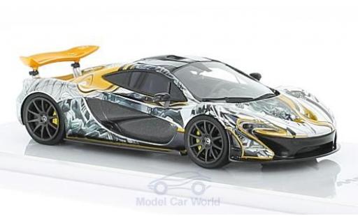 McLaren P1 1/43 TrueScale Miniatures Art Car by Sticker City 2014 modellautos