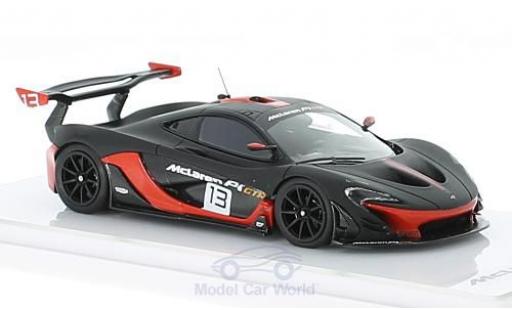 McLaren P1 1/43 TrueScale Miniatures GTR matt-schwarz/rot modellautos