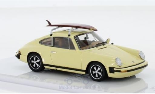 Modellautos Porsche 930 1/43 TrueScale Miniatures 911S 2.7 beige 1977 mit Surfboard auf Dachgepäckträger Porsche 930 1/43 TrueScale Miniatures 911S 2.7 beige 1977 mit Surfboard auf Dachgepäckträger modellautos