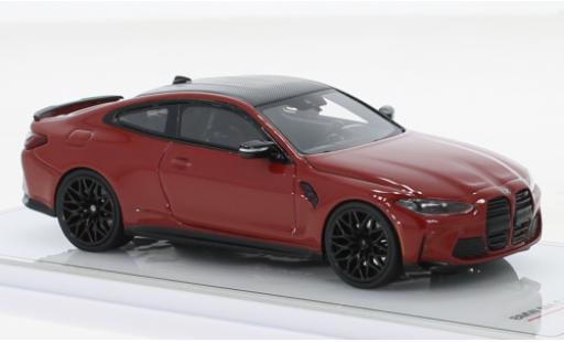 Bmw M4 1/43 TrueScale Miniatures Competition (G82) metallise rot 2021 modellautos
