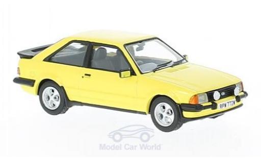Modellautos Ford Escort MKI 1/43 Vanguards MKIII XR3 gelb RHD Ford Escort MKI 1/43 Vanguards MKIII XR3 gelb RHD modellautos