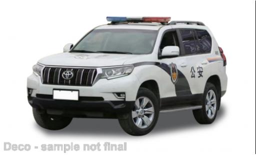 Modellautos Toyota Land Cruiser 1/43 Vitesse Prado RHD Guangzhou Police 2018 Toyota Land Cruiser 1/43 Vitesse Prado RHD Guangzhou Police 2018 modellautos