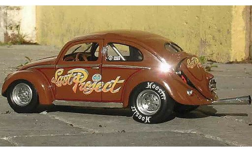Volkswagen Kafer Drag Run 1/18 Burago last project modellautos