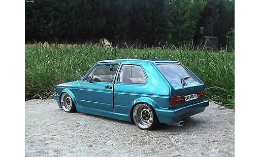 Volkswagen Golf GTI 1/18 Solido swap 16s de 1982 modellautos