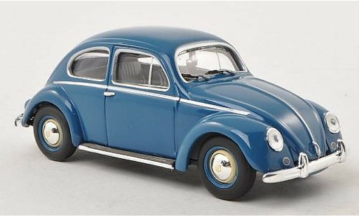 Volkswagen 1200 Base 1/43 Minichamps Kafer blau 1953 modellautos