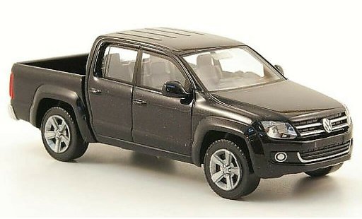 Volkswagen Amarok Base 1/87 Wiking schwarz modellautos