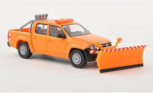 Volkswagen Amarok Base 1/87 Wiking Winterdienst mit Raumschild modellautos